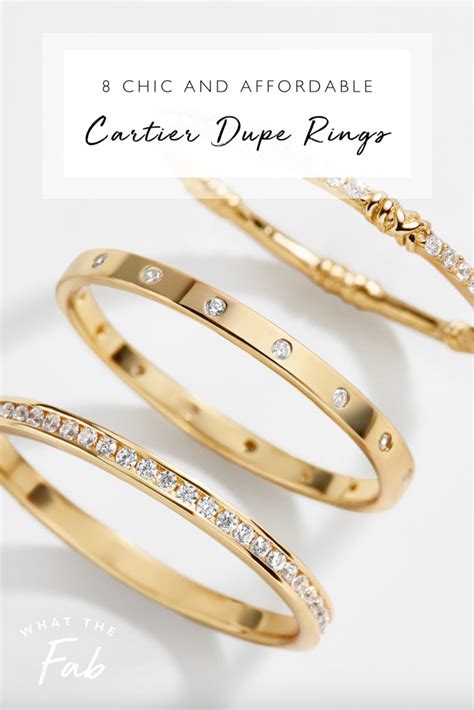 cartier ring dupe on amazon|cartier love ring dupe price.